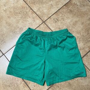 Champion Men's Green Athletic Shorts
